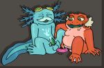  amphibia_(series) amphibian anal anal_penetration anthro axolotl bodily_fluids chimeracocks cum disney double_penetration double_sided_dildo duo ejaculation eyes_closed eyewear eyewear_only frog genital_fluids genitals goggles goggles_only hi_res holding_leg hop_pop leopold_loggle male male/male marine mole_salamander nude object_in_ass open_mouth penetration penis salamander_(amphibian) sex_toy sex_toy_in_ass sex_toy_in_pussy sex_toy_insertion trans_(lore) trans_man_(lore) vaginal vaginal_penetration vibrator vibrator_in_ass vibrator_in_pussy 