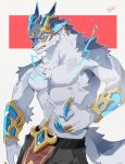  anthro canid canine canis edadrz league_of_legends male mammal riot_games solo warwick_(lol) wolf 