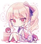  1other 25-ji_night_code_de._(project_sekai) akiyama_mizuki amano_mizu androgynous asahina_mafuyu bangs blush bow character_doll chibi hair_bow hair_ribbon long_hair long_sleeves pink_eyes pink_hair project_sekai ribbon shinonome_ena side_ponytail sidelocks solo stuffed_toy yoisaki_kanade 