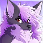  anthro canid canine canis female goth hi_res leo-wolf mammal red_eyes sakbat solo vampire wolf 