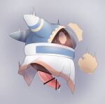  2021 anus arikusualix blush blush_lines censored censored_genitalia censored_penis clothed clothing fecharis floating_hands genitals hi_res ineffective_censorship kirby_(series) magolor male nintendo penis solo surprised_expression waddling_head 