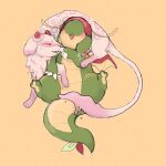  1:1 blush dragon duo felid feline female feral fusion licking male male/female mammal nintendo pokemon pokemon_(species) pokemon_fusion pseudonymh_(artist) rubbing_against sketch tongue tongue_out 