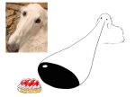  2d_animation ambiguous_gender animated big_nose black_nose borzoi cake canid canine canis dairy_products dessert domestic_dog feral food fruit fur humor hunting_dog keke_(artist) long_snout loop mammal photography_(artwork) plant prehensile_snout real sighthound simple_background sniffing snout solo strawberry toony whipped_cream white_background white_body white_fur 