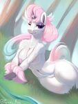 anthro breasts curvy_figure equid equine fantasy female forest forest_background galarian_form galarian_ponyta galarian_rapidash generation_1_pokemon genitals hair horn horse hourglass_figure mammal medium_breasts nature nature_background nintendo painting_(artwork) parrotskiss pink_hair plant pokemon pokemon_(species) pokemon_go pony ponyta pose presenting purple_eyes pussy regional_form_(pokemon) solo solo_focus thick_thighs traditional_media_(artwork) tree unicorn wide_hips 