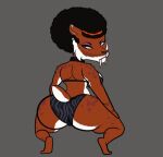  afro animated anthro big_breasts big_butt breasts butt felid female hth_studios looking_at_another machairodontine mammal pantherine panthra78 raquel_wyld_(hth) solo tiger twerking 