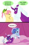  absurd_res aztrial bed bodily_fluids comic earth_pony english_text equid equine female freckles furniture hasbro hi_res horn horse mammal misty_(g5) mlp_g5 my_little_pony opaline_(mlp) pony posey_(g5) tears text under_covers unicorn upset winged_unicorn wings 