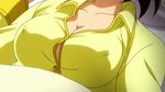  animated animated_gif bounce breasts cleavage fujiwara_naeka gif kamen_no_maid_guy lowres nipples no_bra 