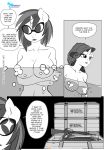  2019 anthro anthrofied assault_rifle big_breasts breasts comic convenient_censorship curly_hair dialogue duo english_text equine eyeshadow eyewear female friendship_is_magic glasses gun hair hi_res horn horse makeup mammal multicolored_hair my_little_pony navel open_mouth partially_submerged pia-sama pony ranged_weapon rarity_(mlp) rifle sunglasses text two_tone_hair unicorn vinyl_scratch_(mlp) water weapon 