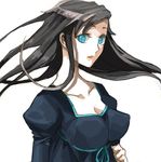  akarino7 black_hair blood+ blue_eyes diva_(blood+) long_hair lowres solo 