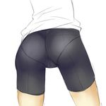  ass ass_focus bad_id bad_pixiv_id bike_shorts cameltoe close-up copycat_(dryfood) copyright_request mosha panties pantylines sketch solo underwear 