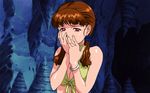  animated animated_gif bracelet brown_eyes brown_hair cave fear gif jewelry scared tears twintails viper_rsr 