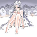  6+boys bad_id bad_pixiv_id barefoot blue_eyes bra feet lingerie long_hair multiple_boys panties recorddesk silver_hair sin_sack touhou underwear very_long_hair yagokoro_eirin 