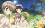  7girls amamiya_shiina bath blush breasts brown_hair cap long_hair nogizaka_haruka nogizaka_haruka_no_himitsu nogizaka_mika nude short_hair tagme wallpaper 