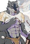  abs alcohol anthro barazoku beverage black_body black_claws black_nose blep bulge canid canine canis clawed_fingers claws clothed clothing eyebrows facial_hair fangs fur grey_body grey_fur hi_res holding_alcohol male mammal multicolored_body multicolored_fur muscular muscular_male navel nipples one_eye_closed pecs pubes raised_clothing raised_eyebrow raised_shirt raised_topwear red_eyes shirt solo spilled_alcohol spilled_drink stained_clothing tail tangdog2 teeth teeth_showing tongue tongue_out topwear underwear white_clothing white_shirt white_topwear wine wine_bottle wink wolf yellow_clothing yellow_underwear 