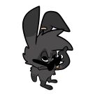  absurd_res anthro band-aid band-aid_on_face band-aid_on_nose bandage black_body black_fur cheek_tuft chest_tuft chibi eyewear facial_tuft fur grey_body grey_fur half-closed_eyes hi_res lagomorph leporid male mammal meme narrowed_eyes nick_(the_xing1) rabbit simple_background solo sunglasses the_xing1 tuft white_background 