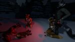  16:9 3d_(artwork) 4k absurd_res anthro bottomless breasts campfire canid canine casual_erection casual_nudity casual_sex clothed clothing cold digital_media_(artwork) dominant dominant_male erection fellatio female fire flashlight forest fox genitals group hat headgear headwear hi_res kneeling male male/female mammal masturbation military military_cap military_clothing military_uniform night nude_female nude_male oral outside penile penis plant punishment sex snow source_filmmaker tree uniform widescreen wolf552906 