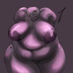  1:1 absurd_res alien anthro areola belly big_areola big_breasts big_butt breasts butt curvy_figure digital_media_(artwork) eye_moisturizer female freckles genitals halo_(series) hi_res looking_at_viewer mammal mandibles microsoft montgomery_glands morbidly_obese morbidly_obese_anthro morbidly_obese_female nipples nude obese obese_anthro obese_female overweight overweight_anthro overweight_female pussy sangheili simple_background solo thick_thighs wide_hips xbox_game_studios yellow_eyes 