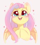  &lt;3 2023 blue_eyes blush bust_portrait digital_media_(artwork) equid equine eyebrows eyelashes feathered_wings feathers female feral fluttershy_(mlp) friendship_is_magic hair happy hasbro long_hair mammal melodylibris my_little_pony open_mouth open_smile pegasus pink_hair portrait smile solo wings yellow_body yellow_feathers 