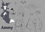  2023 absurd_res ammy_(archerteamr_artist) anthro archerteamr_artist big_butt black_body black_fur breasts butt canid canine canis digital_media_(artwork) domestic_dog female fur hi_res hybrid looking_at_viewer mammal nintendo nintendo_switch nude open_mouth simple_background smile solo teeth text tongue white_body white_fur wolf wolfdog 
