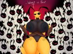  angry_eyes anthro areola arthropod bee big_areola big_breasts big_nipples breasts confusion crossed_arms female group hands_on_hips huge_areola huge_breasts hymenopteran insect looking_at_another nightmare-arts nipples nude wasp wide_hips 