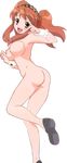  1girl asahina_mikuru ass breasts erect_nipples female legs long_hair long_image nipples nude nude_filter photoshop render simple_background smile solo suzumiya_haruhi_no_yuuutsu tall_image thighs 