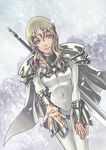  claymore claymore_(sword) flora_(claymore) koujakurou_(artist) solo sword weapon 