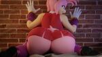  16:9 2023 3d_(artwork) 4k absurd_res amy_rose anthro artist_name big_butt blender_(software) brick_wall bubble_butt butt butt_focus clothing daws19 detailed_background digital_drawing_(artwork) digital_media_(artwork) dress eulipotyphlan eyelashes female fingers fur gloves green_eyes hair handwear hedgehog hi_res huge_butt kneeling looking_at_viewer looking_back mammal multicolored_body multicolored_fur pink_body pink_fur pink_hair presenting rear_view sega short_hair short_tail smile solo sonic_the_hedgehog_(series) tail tan_body tan_fur thick_thighs two_tone_body two_tone_fur wall_(structure) watermark wide_hips widescreen 
