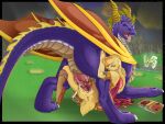  4:3 activision anus bianca_(spyro) claws clothing duo female footwear fur genitals horn lovelover male male/female penis purple_body purple_scales pussy scales sex shoes sparx spyro spyro_the_dragon tongue tongue_out wings 