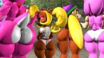  16:9 2022 3d_(artwork) activision amy_rose anthro anus bandicoot beach beanie big_butt birdo blonde_hair blue_eyes bottomless brown_body butt clothed clothing coco_bandicoot crash_bandicoot_(series) digital_media_(artwork) donkey_kong_(series) ear_piercing ear_ring eulipotyphlan female genitals green_eyes group hair hat headgear headwear hedgehog hi_res jaythegameguy kong looking_back mammal mario_bros marsupial multicolored_body nintendo panties piercing pink_body pink_hair ponytail primate pussy ring_piercing seaside sega shirt size_difference sonic_the_hedgehog_(series) source_filmmaker thick_thighs tiny_kong topwear underwear white_body white_clothing white_panties white_underwear wide_hips widescreen 