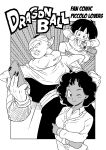  1boy 2girls absurdres afro bag bowl_cut breasts cardigan cellphone clenched_hand clenched_teeth commentary_request cover cover_page dark-skinned_female dark_skin dragon_ball dragon_ball_super dragon_ball_super_super_hero fangs greyscale hat highres holding holding_phone janet_(dragon_ball) medium_breasts monochrome mouth_pull multiple_girls pan_(dragon_ball) phone piccolo pink_mousse pointy_ears school_uniform short_hair shoulder_pads smartphone teeth 