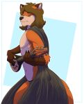  absurd_res alfred_(umpherio) anthro bard belly bottomwear canid canine clothing fox hi_res loincloth lute male mammal musical_instrument navel playing_music plucked_string_instrument solo string_instrument tribal tribal_clothing umpherio 