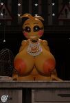  &lt;3 &lt;3_eyes 2023 3d_(artwork) absurd_res animatronic anthro areola avian beakless bib big_breasts bird blush blush_stickers breasts chicken clitoris digital_media_(artwork) english_text eyebrows eyelashes female feversfm fingers five_nights_at_freddy&#039;s five_nights_at_freddy&#039;s_2 galliform gallus_(genus) genitals hi_res huge_breasts lovetaste_chica machine navel nipple_piercing nipple_ring nipples orange_areola orange_nipples phasianid piercing pussy ring_piercing robot scottgames solo text yellow_body yellow_breasts 