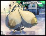  anthro arthropod big_breasts breasts dnp101 expansion female generation_7_pokemon hi_res huge_breasts hyper hyper_breasts nintendo pheromosa pokemon pokemon_(species) ultra_beast ultra_beasts 