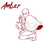  amber_(snoot_game) anon_(snoot_game) anthro bald bodily_fluids clothed clothing daughter dingaling_productions dinosaur duo eye_scar facial_scar father father_and_child father_and_daughter featureless_face female hair human lisa_the_painful long_hair male mammal parent parent_and_child poncho pterodactylus pterosaur reptile scalie scar simple_background sketch snoot_game_(fan_game) tears unknown_artist white_background 