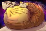  anthro arcanine belly big_belly big_breasts big_diaper blort bodily_fluids bodily_noises breasts buizel clothed clothing cosmic_background diaper diaper_fetish diaper_only diaper_tent erection excessive_feces fakemon feces female generation_1_pokemon generation_4_pokemon genital_fluids hi_res huge_breasts hybrid hyper hyper_belly hyper_breasts hyper_feces hyper_nipples luna_(buizanine) messy_diaper moon navel nintendo nipples outie_navel pokemon pokemon_(species) pooping puffy_nipples rumbling_stomach scat sky soiled_diaper soiling soiling_diaper solo space spiral_eyes star starry_sky topless upset_stomach urine weewizzylizzy wet_diaper wetting wetting_diaper 