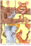  anthro casual_nudity comic duo female fur hi_res leaf lirkov male mammal marker_(artwork) mouse murid murine nude plant rodent sciurid traditional_media_(artwork) tree tree_squirrel 