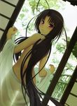  absurdres ass black_hair detexted highres long_hair nude oki_kiki see-through solo sumaga thigh_gap third-party_edit tsuji_santa 