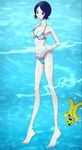  bikini breasts cleavage hitou_nami medium_breasts pool sanosuke sayonara_zetsubou_sensei screencap solo swimsuit 