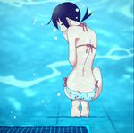  artist_request bikini black_hair kaga_ai ponytail pool sayonara_zetsubou_sensei solo swimsuit underwater 