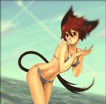  animal_ears bikini cat_ears catgirl sexy swimsuit 