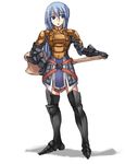  armor blango_(armor) capcom female girl listless_time long_hair ment monster_hunter simple_background weapon 