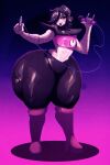  &lt;3 android big_butt black_hair butt clothing footwear hair hi_res high_heels huge_butt humanoid hyper hyper_butt machine male mettaton mettaton_ex microphone not_furry red_eyes riendonut robot robot_humanoid simple_background smile solo tongue tongue_out undertale undertale_(series) 