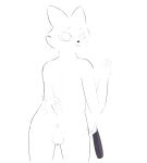  absurd_res anthro balls bdsm begging begging_for_mercy belt canid canine fennec fox genitals hi_res leaning leaning_forward looking_at_viewer looking_back looking_back_at_viewer male mammal moonfox tail tail_grab 