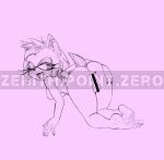  absurdres amy_rose ass barefoot feet furry furry_female highres non-web_source piercing pussy self-upload sketch tattoo tongue tongue_out 