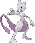  2004 3_fingers 3_toes feet fingers generation_1_pokemon hi_res ken_sugimori legendary_pokemon looking_at_viewer mewtwo nintendo official_art pokemon pokemon_(species) purple_eyes purple_tail serious tail toes white_body 