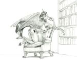  anthro baron_engel bent_over big_breasts book bookshelf breasts butt clothing cutie_mark ears_back equid equine fan_character feathered_wings feathers female friendship_is_magic furniture graphite_(artwork) greyscale hasbro horn kneeling mammal monochrome my_little_pony panties pencil_(artwork) pivoted_ears simple_background smile solo spread_wings story story_in_description traditional_media_(artwork) twilight_sparkle_(mlp) under_boob underwear unguligrade_anthro white_background winged_unicorn wings 