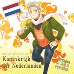  1boy axis_powers_hetalia flower male_focus netherland_(hetalia) netherlands_(hetalia) solo tulip 