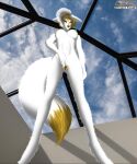  absurd_res anthro arctic_fox breasts canid canine e621 female fox fur genitals hi_res kinera_kosshi mammal nipples nude pussy sex spread_legs spread_pussy spreading thick_thighs tight_pussy yellow_body yellow_fur 