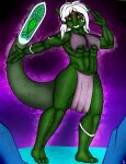  2021 alien ambiguous_gender green_body green_skin hi_res humanoid jenexian maxhe muscular solo tail unusual_anatomy unusual_tail 