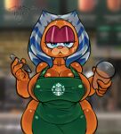  angry breasts butt garfield_(series) garfield_the_cat hi_res idlepotoo invalid_tag overweight short_stack shortstacked slightly_chubby star_wars starbucks sudoku_(mad) thick 